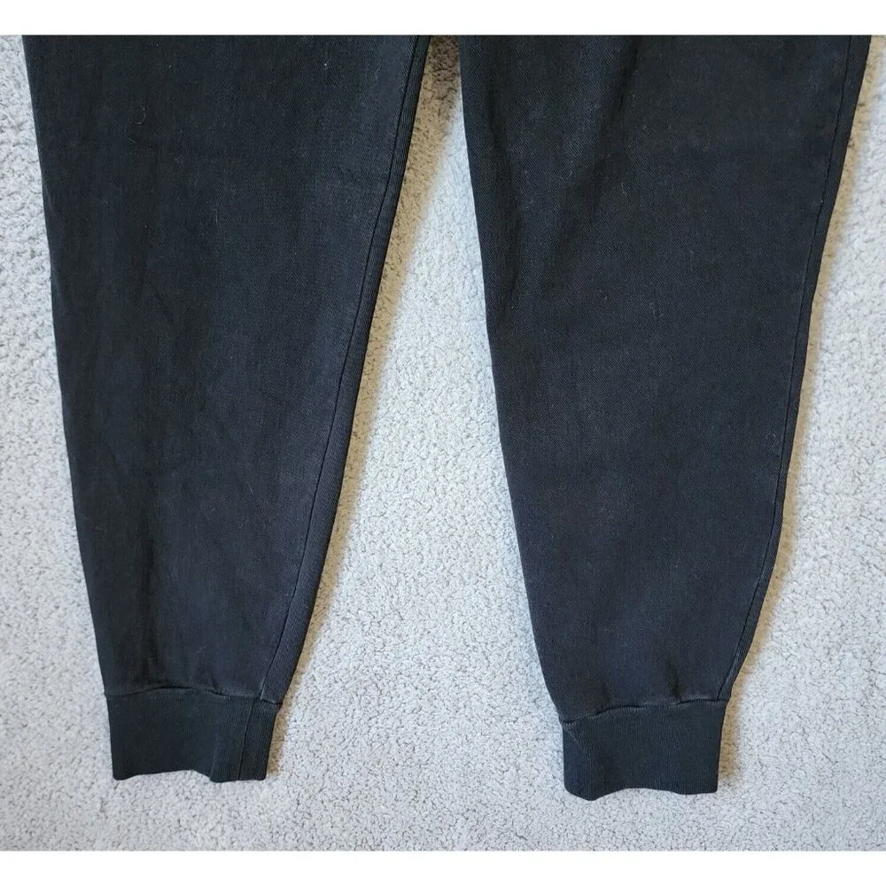 True Religion Black Classic Logo Stretch Drawstring Jogger‎ Sweatpants Size XL
